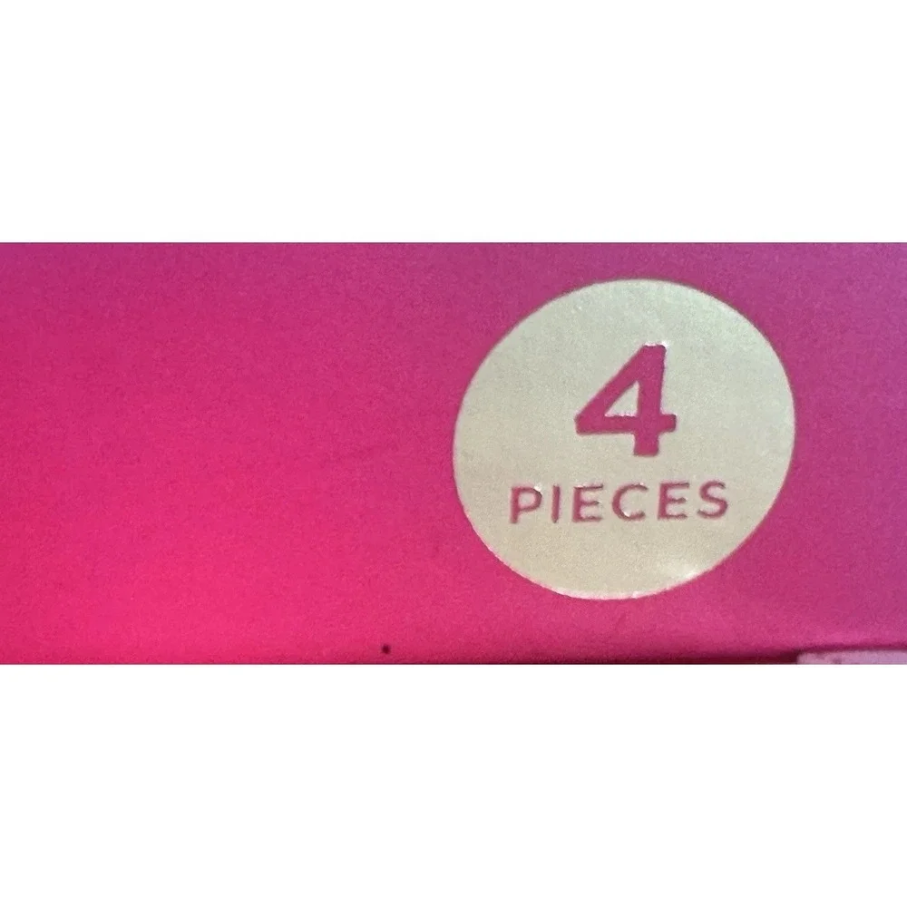 Juicy Couture Lip Oil Set 4 Pc Cherry Raspberry Rose Strawberry Heart Gift NWT